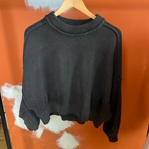 Urban Outfitters Washed Black Cotton sweater Size S